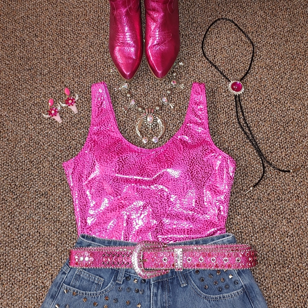 Women's Hot pink Bodysuit